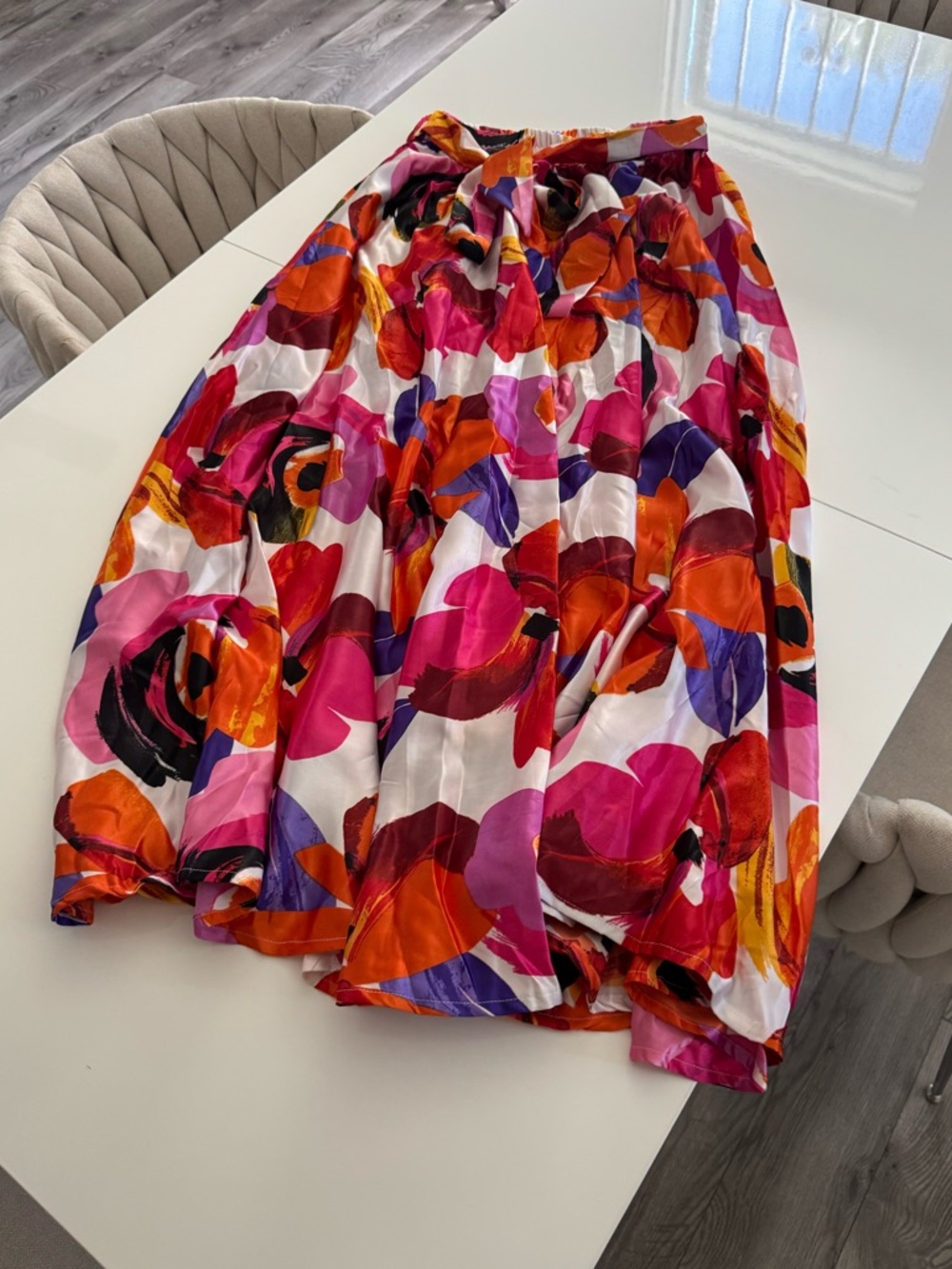 Women Floral Maxi Skirt